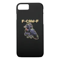 F-Caw-F Gaming Raven With Headphones - Edgy Stream iPhone 8/7 Case
