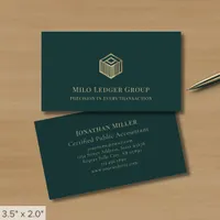 Modern Minimalist Luxury Logo Business Card