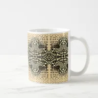 Black and White Chessboard Pattern Coffee Mug