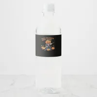 Make Halloween Great Again – Spooky Autumn Quote Water Bottle Label
