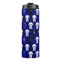 BJJ Brazilian Jiu Jitsu Gi Pattern Thermal Tumbler