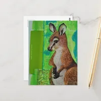 Joey Mixed Media Postcard