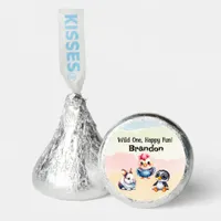 Wild One Happy Fun Woodland Animals Watercolor Hershey®'s Kisses®