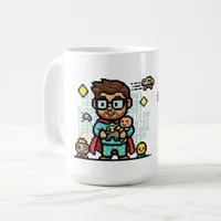 Master of Bytes & Bedtime Geek Dad Coffee Mug