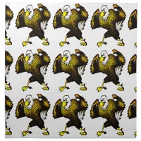 Cartoon Fighting Eagle Cloth Napkin