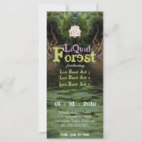 Liquid Forest Party Flyer