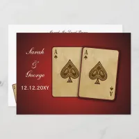 vegas wedding invitation