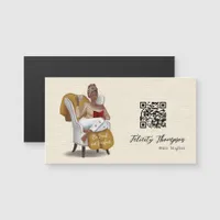 Black Queen Beauty Fashion Hair QR Code