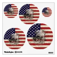 Flag and Symbols of United States ID155 Wall Sticker