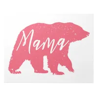 Pink Mama Bear Notepad