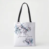 Victorian Elegant Flowers Romantic Beloved  Tote Bag