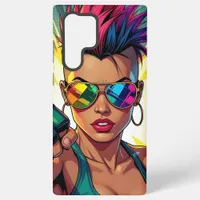 LGBT Lesbian Mohawk Uppercut Pop Art Samsung Galaxy S22 Ultra Case