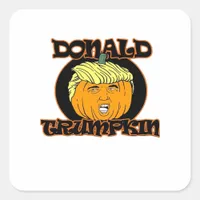 Donald  Halloween Costume Trumpkin Square Sticker