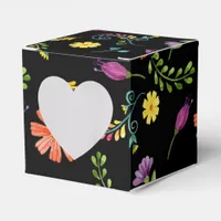 Colorful Watercolor Mexican Fiesta Favor Boxes