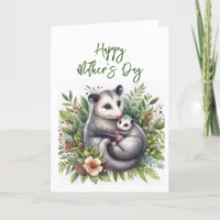 Mother's Day Possum Greeting Card