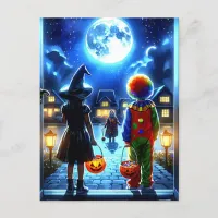 Spooky Halloween Party  Postcard