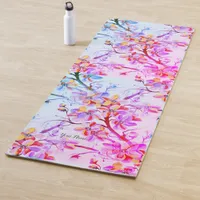 Sakura Japanese Flowers,Cherry blossom Flowers Yoga Mat