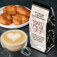 Elegant 37th Alabaster Wedding Anniversary Roasted Coffee