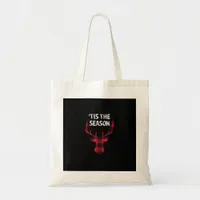 Tis The Season Funny Christmas Buck Deer Men Tote Bag