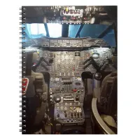 Supersonic Aircraft Flight Deck Photo Notebook