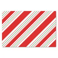 Christmas Candy Cane Stripes ID259 Tissue Paper