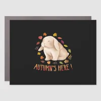 Autumn’s Says Cute Bunny Autumn It’s Fall Y’all Car Magnet