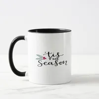 Tis The Season Retro Classic Design Mug