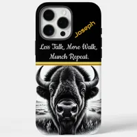 Bison Grazing on Open Prairie iPhone 16 Pro Max Case