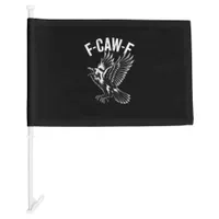 F-Caw-F Crow Retro Classic Car Flag