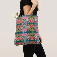 Tote Bag (ao) - Kaleidoscope of Flowers