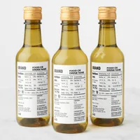 Customizable Nutrition Facts Ingredient Food Label