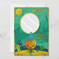 Halloween Jack o' Lantern Wizard Add Photo Frame