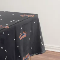 Stars And Unique Spaceship Pattern Tablecloth