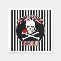 Pirate Bride Paper Napkins