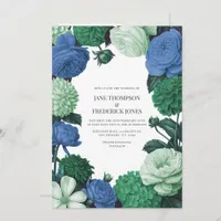 Cloud Mint, Alpine Blue & Evergreen Mist Wedding Invitation