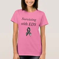 Surviving with EDS Ehlers-Danlos Syndrome Ribbon T-Shirt