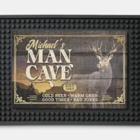 Nature Lover's Man Cave ID976 Bar Mat