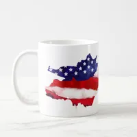 *~* We The People Watercolor American USA Flag  Coffee Mug