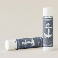 Blue Wave Anchor Wedding Wht/Navy ID836 Lip Balm