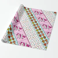 Sprinkles, Unicorns and Cupcakes Gift Wrap