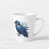 Goth Raven Coffee Mug Dark Aesthetic
