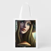 Fairytale Mushroom Fairy Grocery Bag