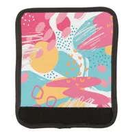 Colorful Abstract Luggage Handle Wrap