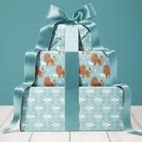 Christian Boy Baby Shower Religious Wrapping Paper Sheets