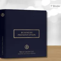 Elegant Professional Presentation Binder