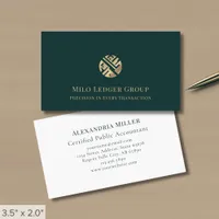 Simple Elegant Luxury Logo Business Card