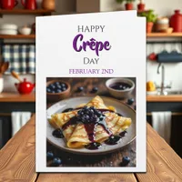 Happy Crêpe Day | February 2nd Card