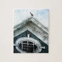Old Window and a Pigeon Jigsaw Puzzle