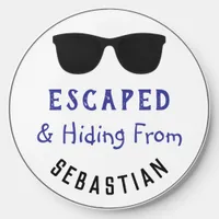 Funny Escaped & Hiding Novelty Cool Personalized  Wireless Charger