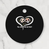 Zombie In Graveyard - Till Death Do Us Part Favor Tags